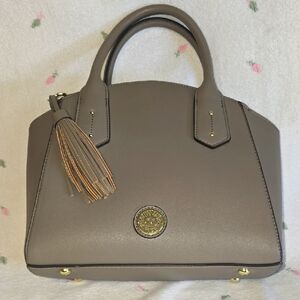 NWOT Anne Klein Dome Lion Logo Satchel
